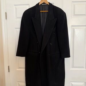 Hugo Boss Elegant Black Trench Coat